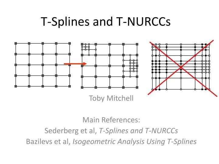 t splines and t nurccs