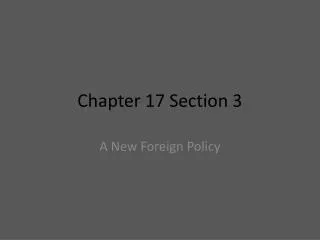 Chapter 17 Section 3