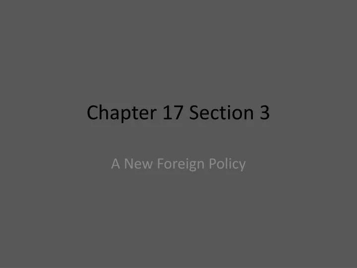 chapter 17 section 3