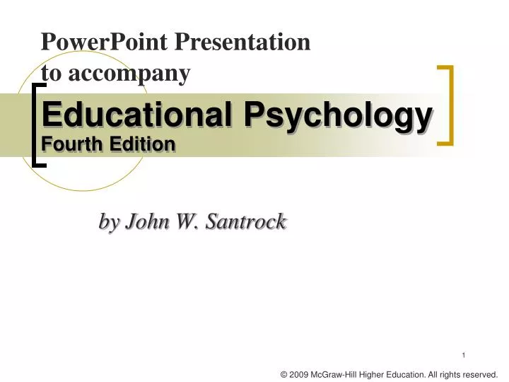 educational psychology fourth edition