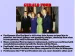 Gerald ford - slide 1