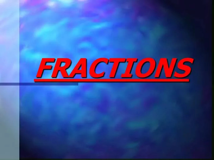 fractions