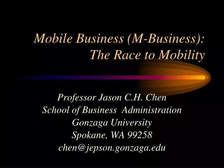 mobile business m business the race to mobility