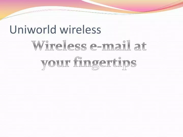 uniworld wireless