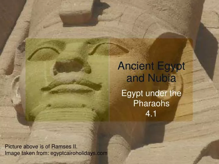 ancient egypt and nubia