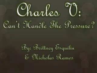 Charles V: