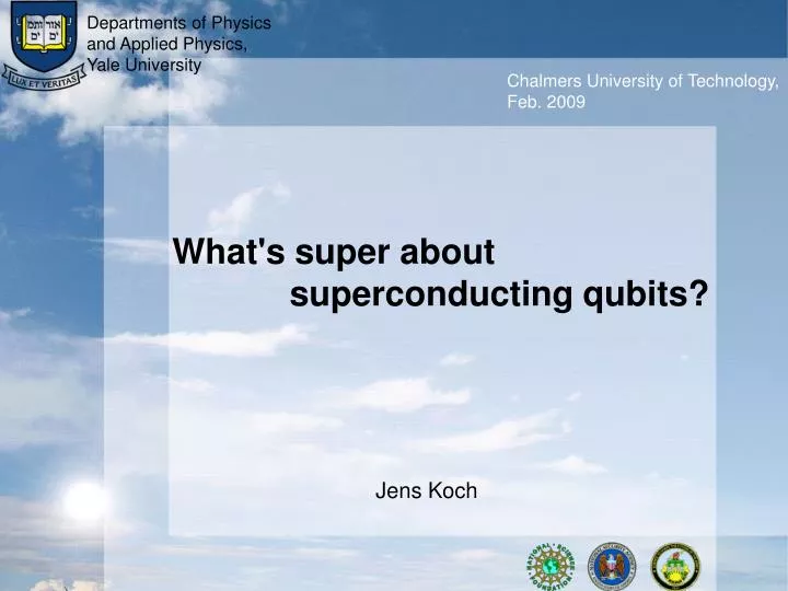what s super about superconducting qubits