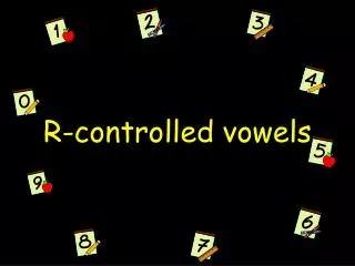 R-controlled vowels