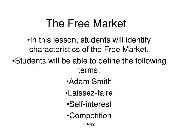 the free market