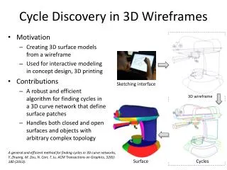 Cycle Discovery in 3D Wireframes