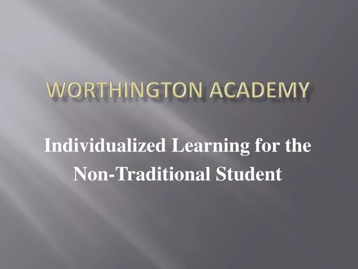 worthington academy