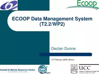 ECOOP Data Management System (T2.2/WP2)