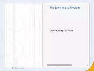 The Economizing Problem