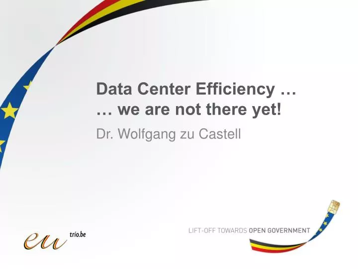 data center efficiency we are not there yet