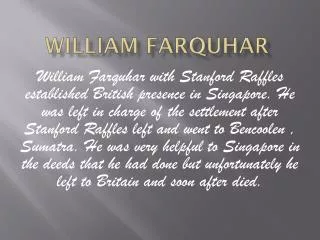 William Farquhar