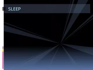sleep