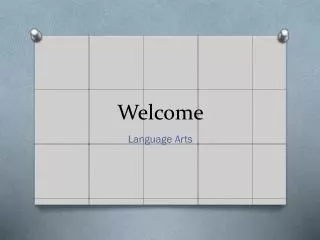 welcome