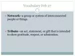 Connected Tributes: Honoring Relationships with Gratitude - slide 1