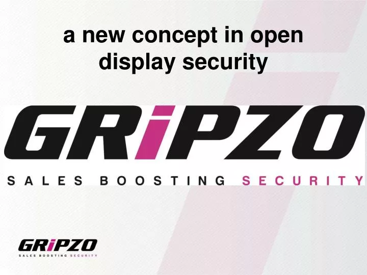 a new concept in open display security