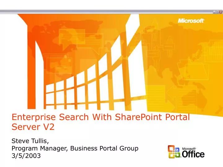 enterprise search with sharepoint portal server v2