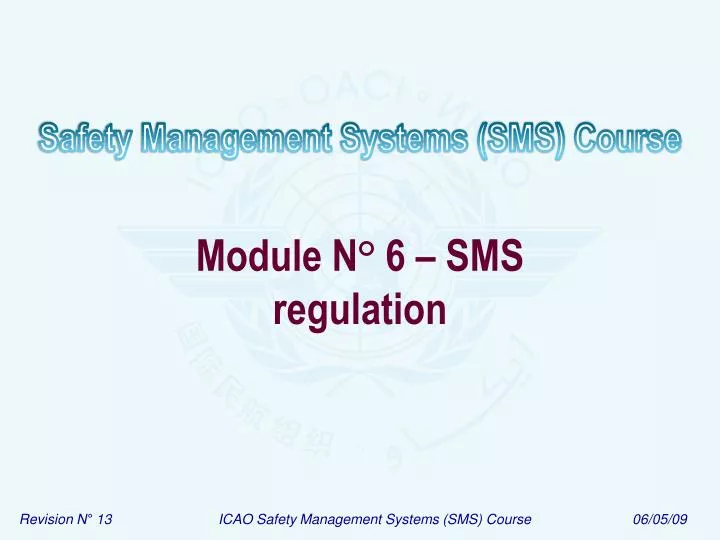module n 6 sms regulation