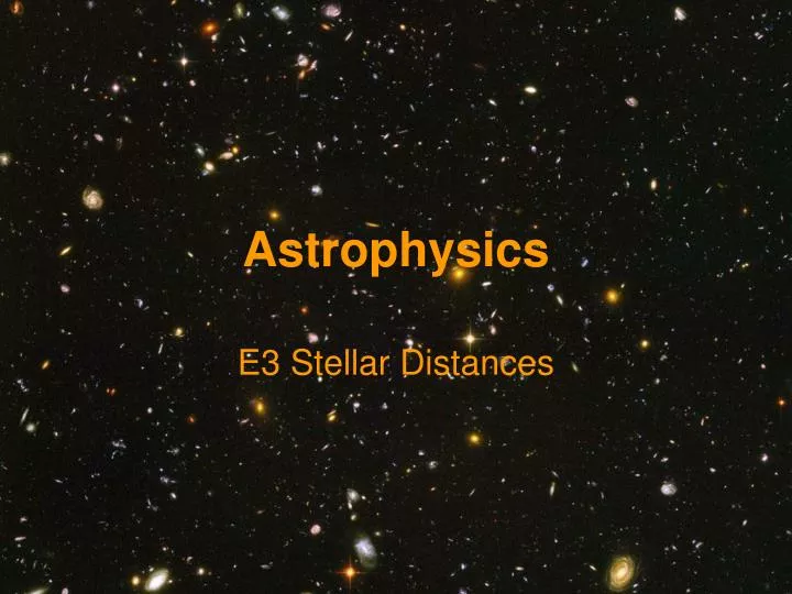 astrophysics