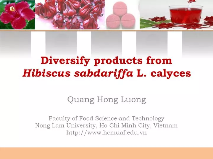 diversify products from hibiscus sabdariffa l calyces