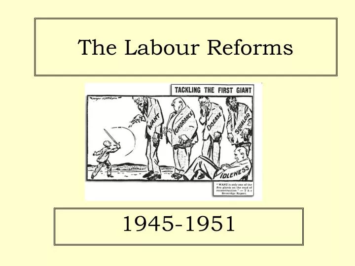 the labour reforms