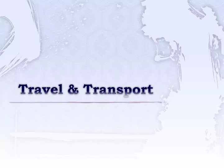 travel transport