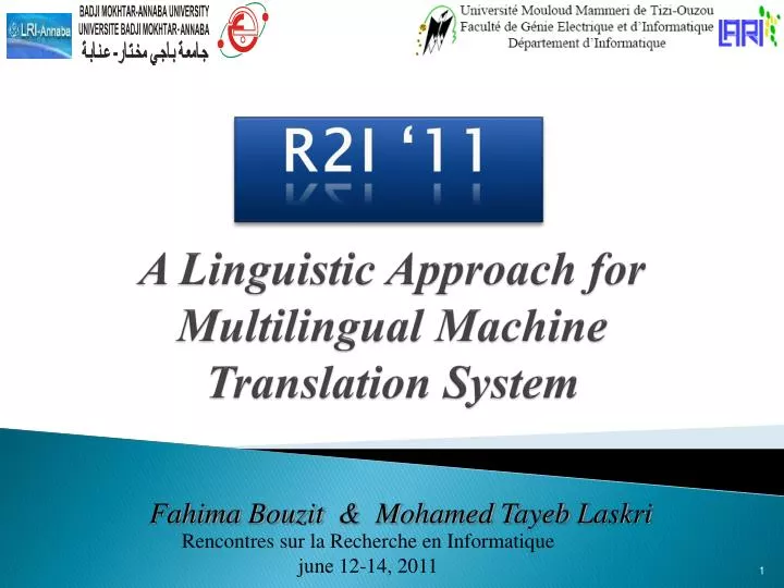a linguistic approach for multilingual machine translation system