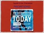 PRIORITIZING - slide 1