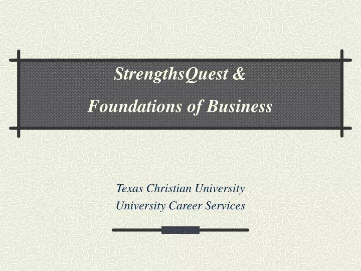 texas christian university university career services