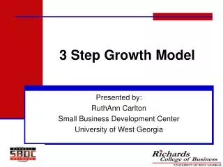 3 Step Growth Model