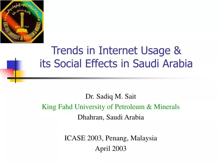 trends in internet usage its social effects in saudi arabia