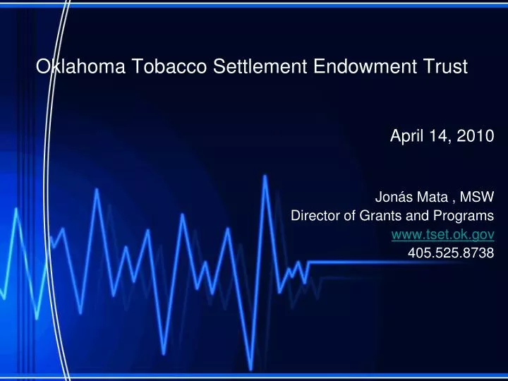 oklahoma tobacco settlement endowment trust
