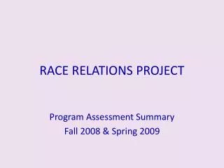 race relations project