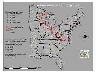There are 102 Wilderness Areas in the Eastern US ahead of the Action Zone