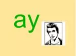 p → ay p ay d → ay d ay - slide 1