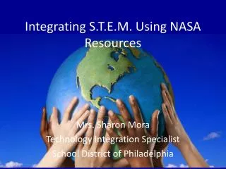 Integrating S.T.E.M. Using NASA Resources