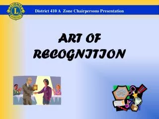 ART OF RECOGNITION