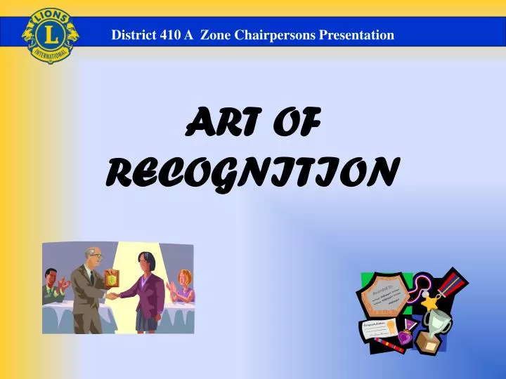 art of recognition