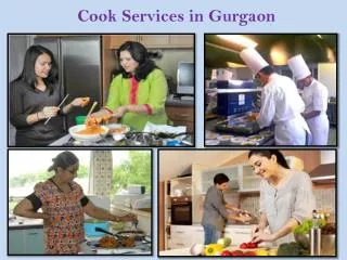 Cook Services in Gurgaon