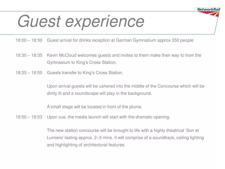 guest experience