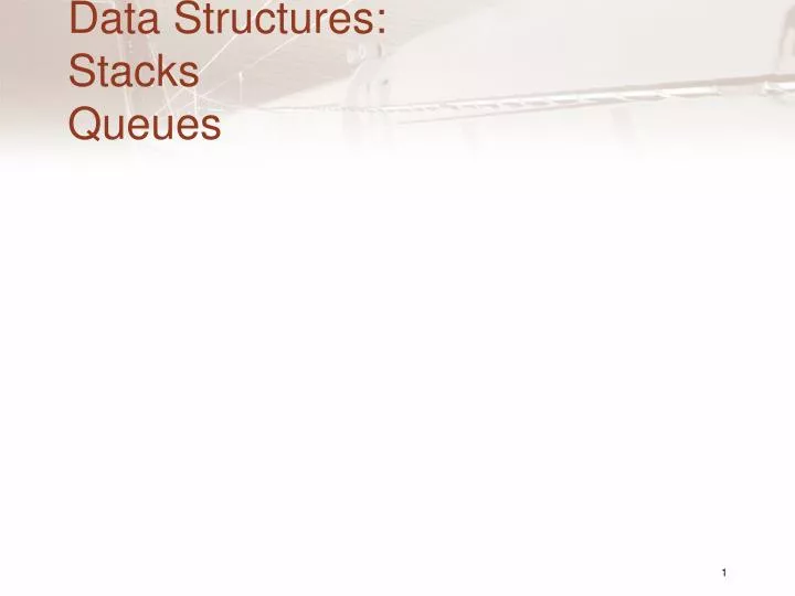 data structures stacks queues