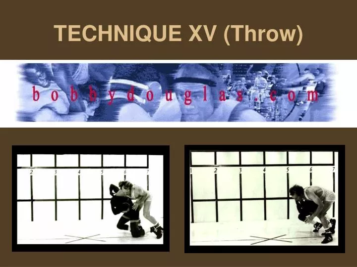 technique xv throw