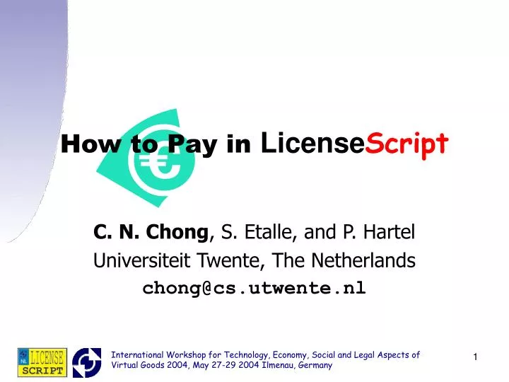 how to pay in license script
