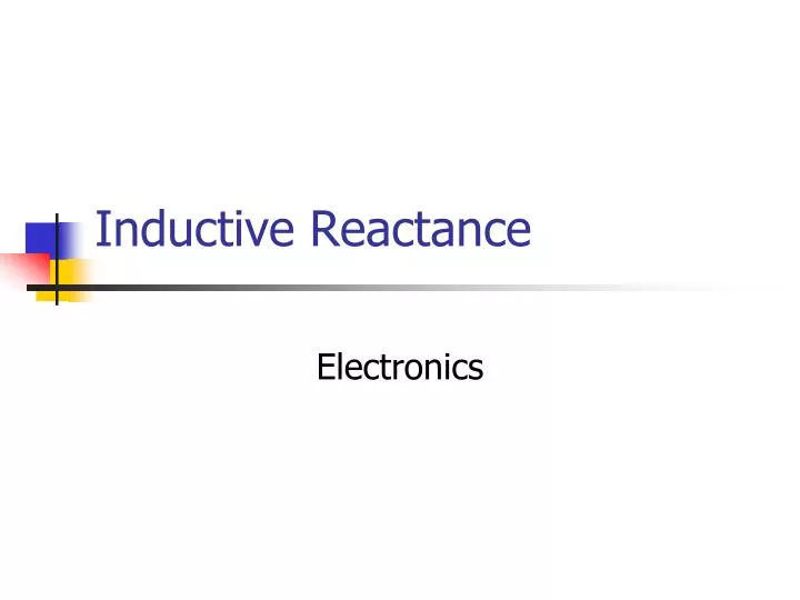 inductive reactance