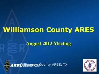 Williamson County ARES, TX