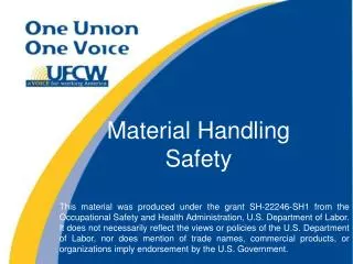 Material Handling Safety