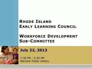 Rhode Island Early Learning Council